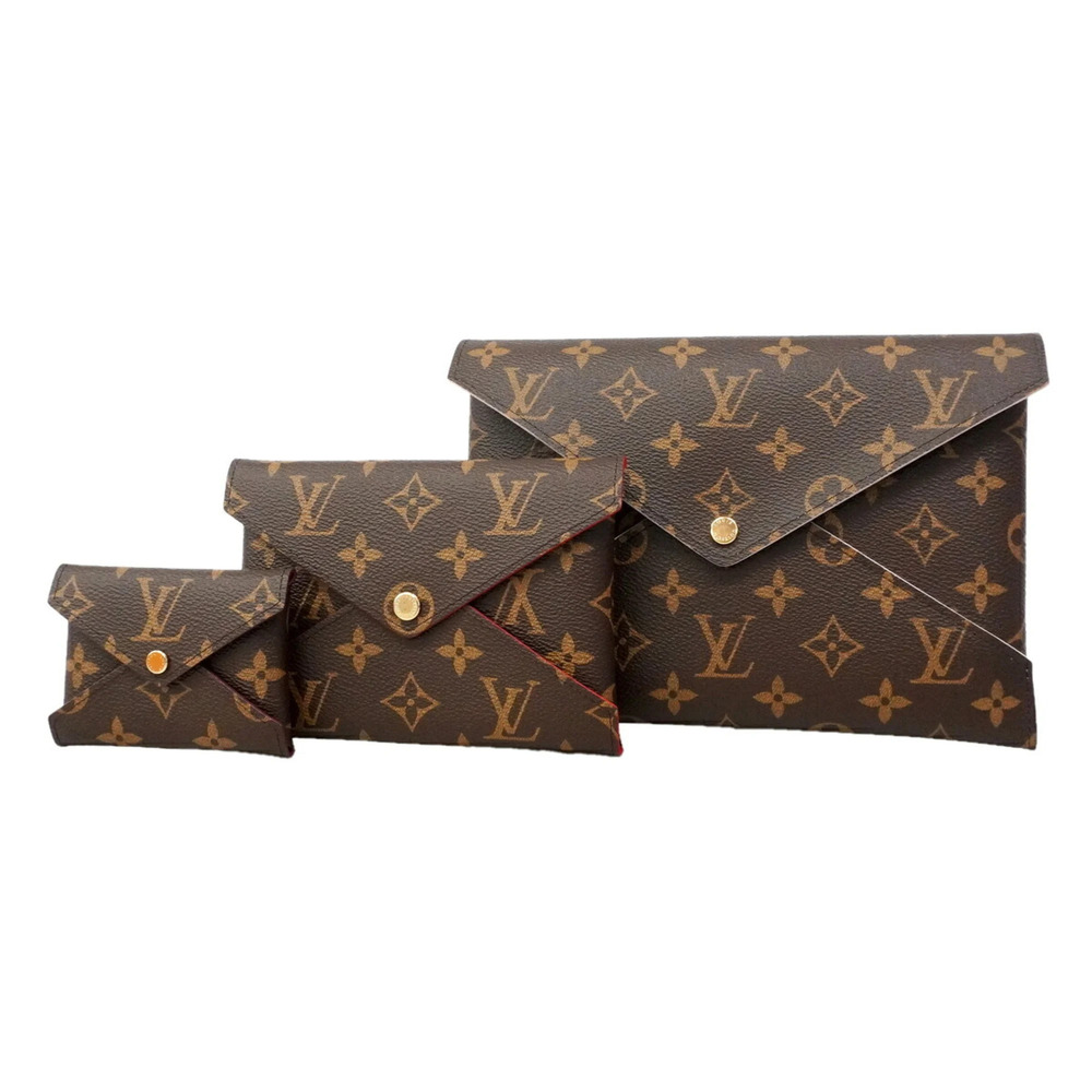 Louis Vuitton Monogram Pochette Kirigami Bag/Pouch M62034 Brown Women's